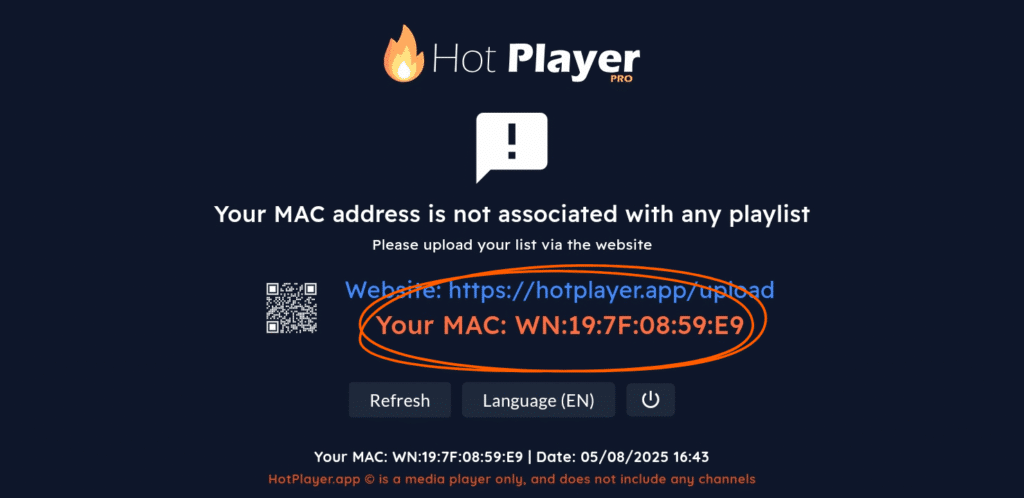 Activation Hot Player